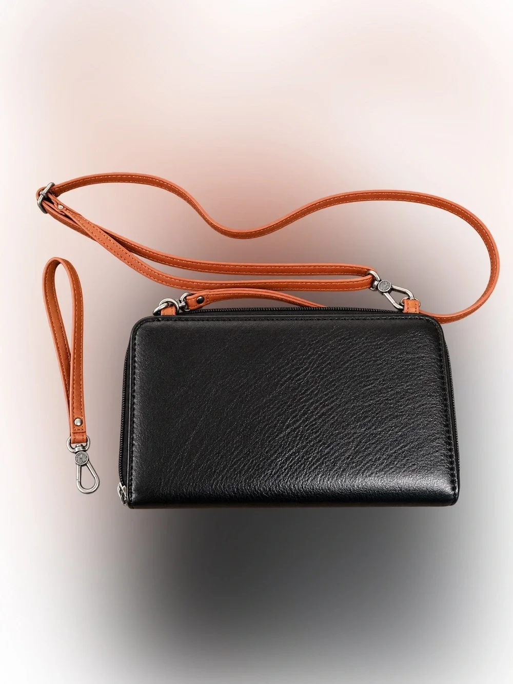 NEW The Sak Large Smartphone Convertible Crossbody/Wristlet in Black Onyx